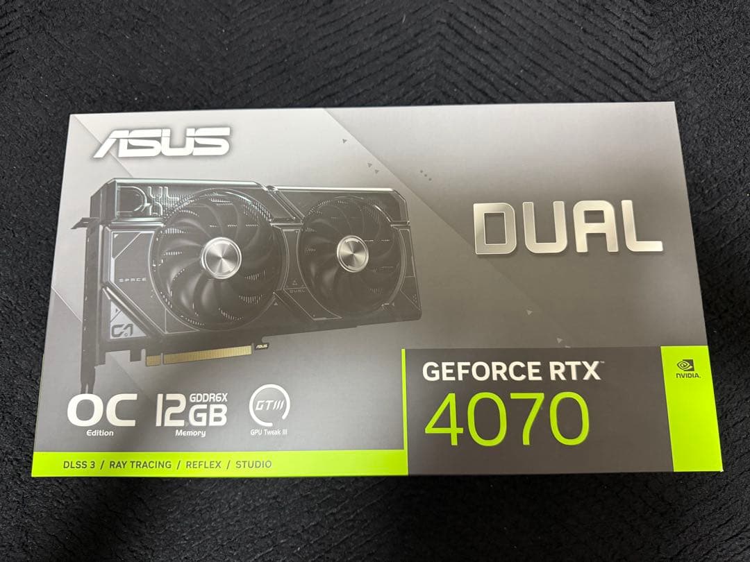 【美品】ASUS GeForce RTX 4070 OC 12GB Amazon | ASUS NVIDIA GeForce RTX 4070 搭載 ビデオカード OC edition