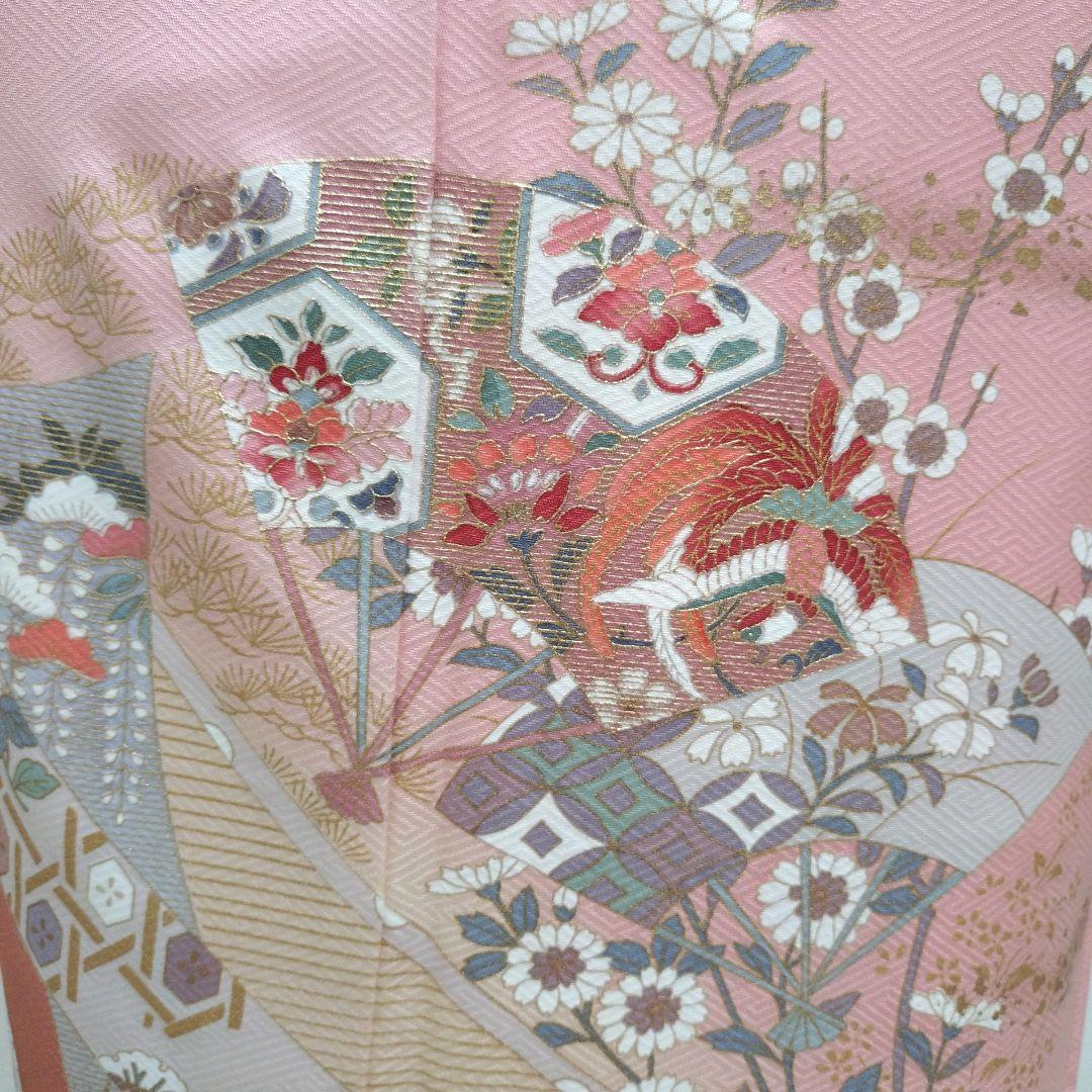 734 半額セール 正絹 高島屋誂え 未使用品 友禅 訪問着 4点フルセット