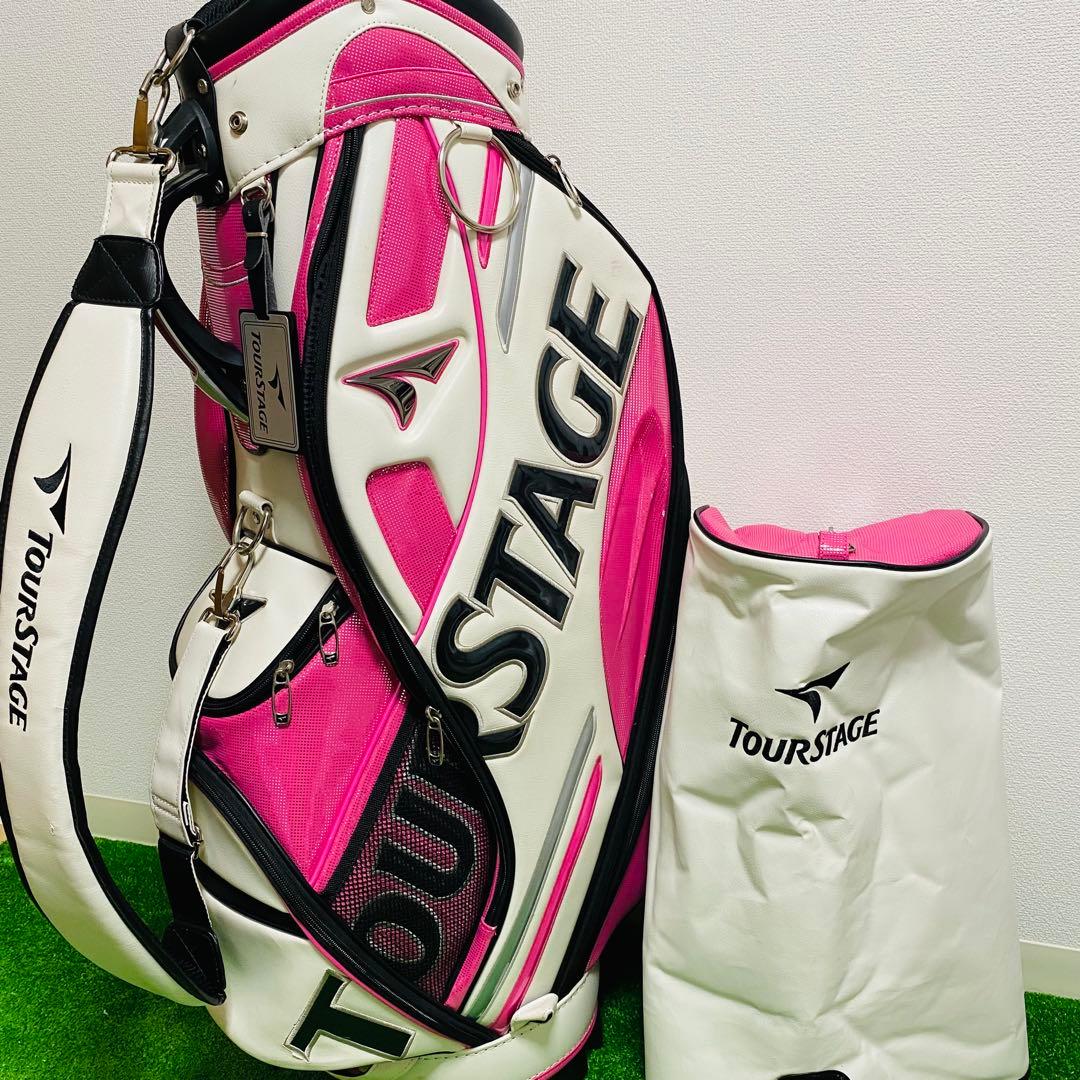 【希少】ツアーステージ　キャディバック　ピンク Amazon.co.jp: BRIDGESTONE(ブリヂストン) ゴルフクラブセット