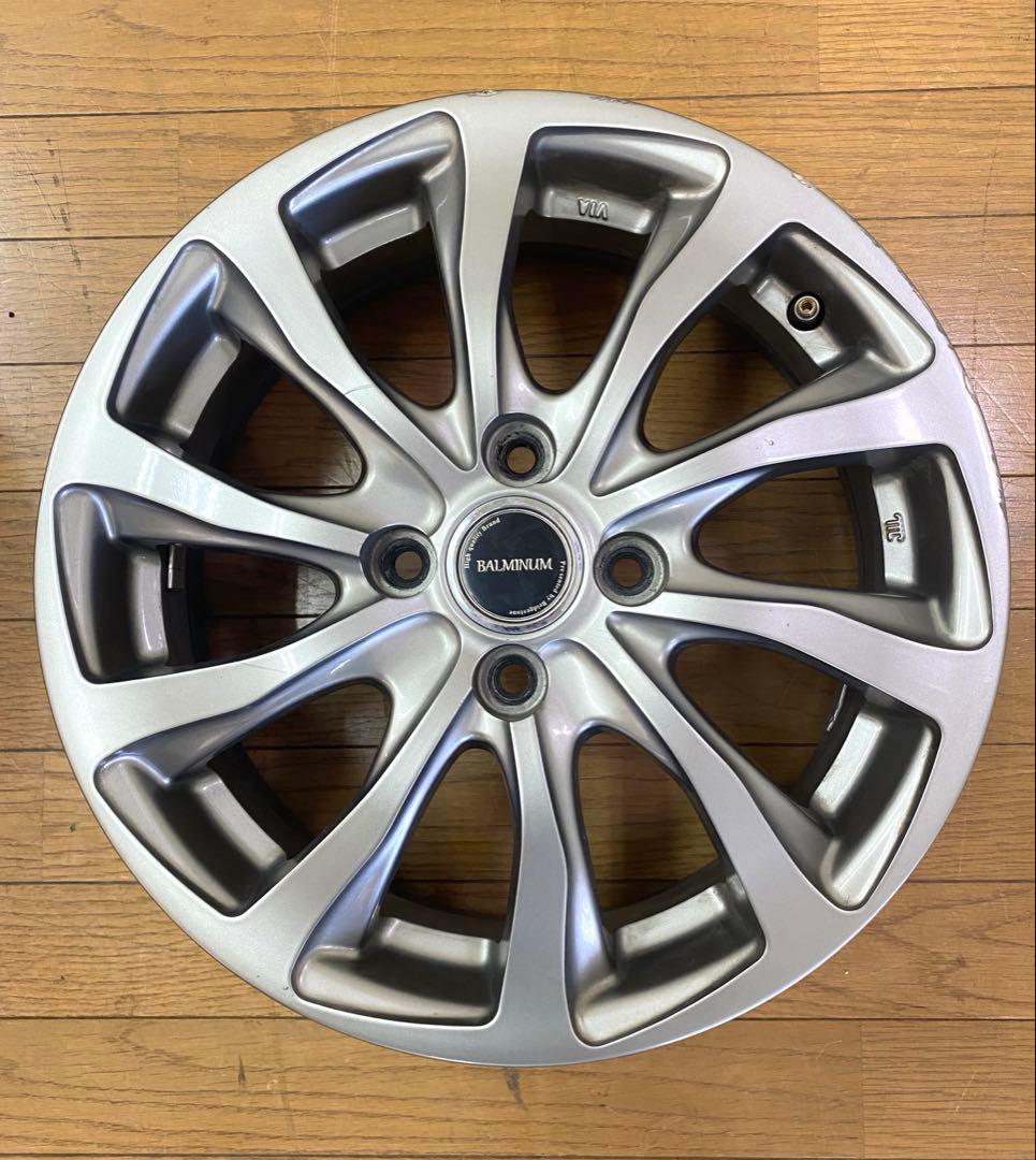 アルミホイール ブリヂストン バルミナ 15インチ 5.5J オフセット50