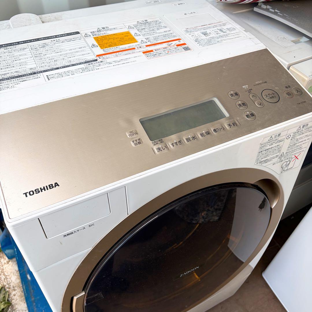 送料無料！※ジャンク品 東芝 ドラム式洗濯機 TW-117A6L - メルカリ