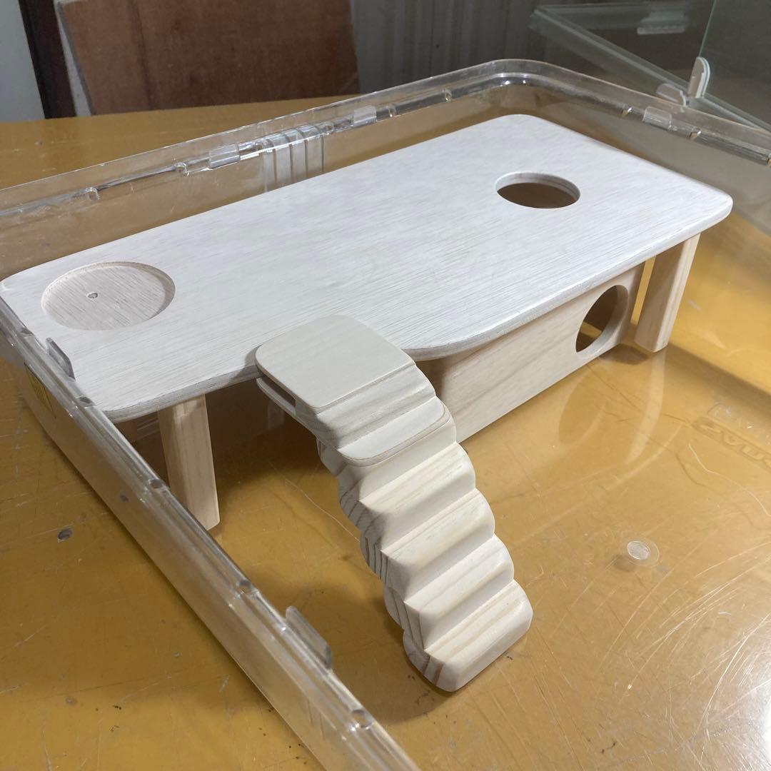 こみ様確認用 ハムスター ルーミィ60用 ロフト巣箱 (ハウス グラス