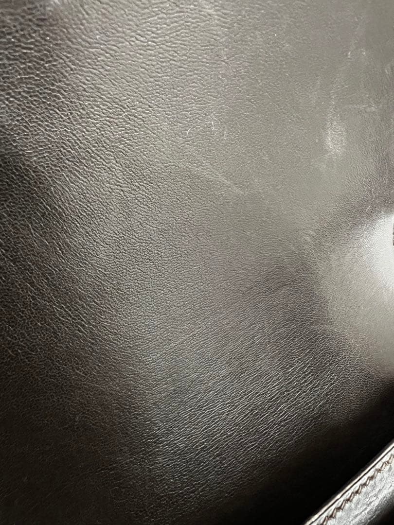 希少 エルメス セクアナ22 ボックスカーフ ダークブラウン 刻印不明