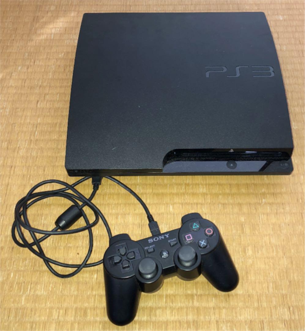 PS3 本体（黒）：購入時の箱・梱包材・アフターサービスのしおり付き
