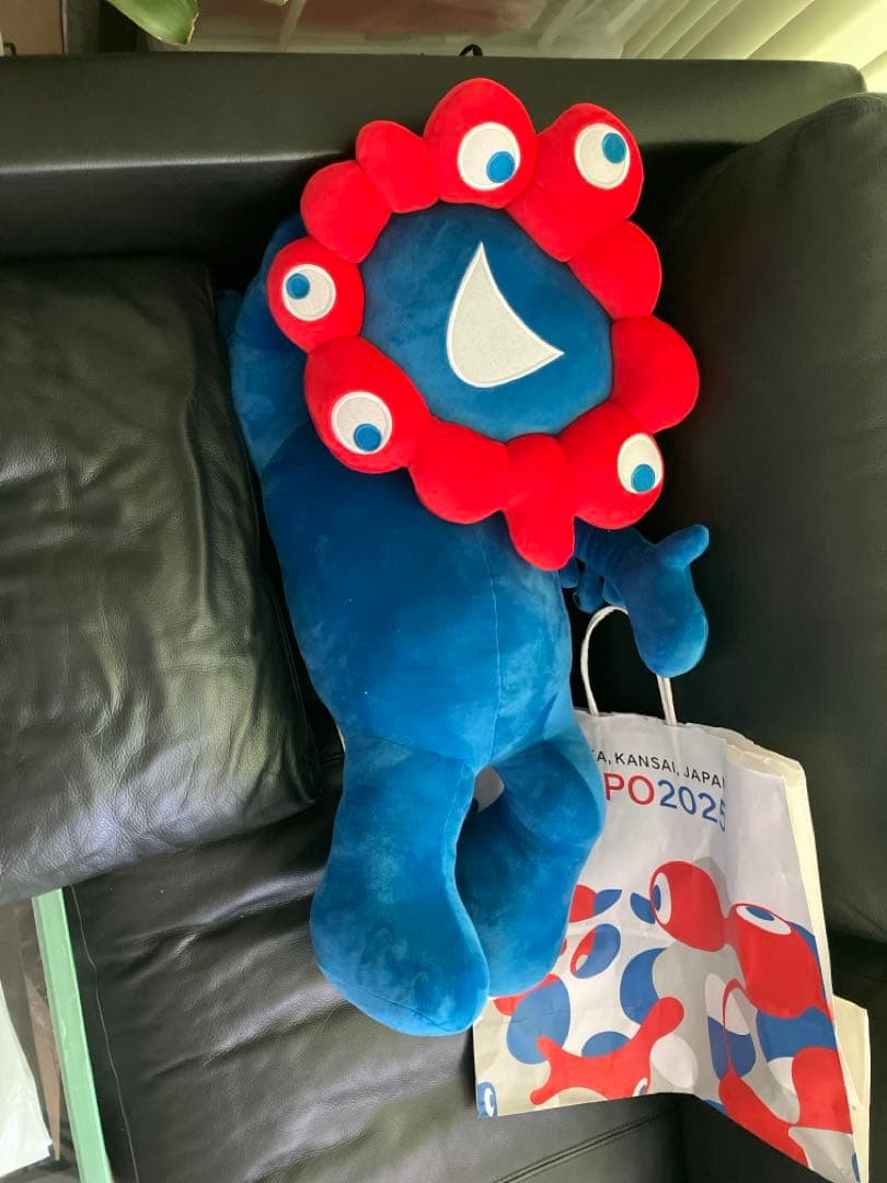大阪関西万博ミャクミャクくじ一等ぬいぐるみ 会場限定くじ1等】2025年関西・大阪万博 ミャクミャク 80cm ぬいぐるみ