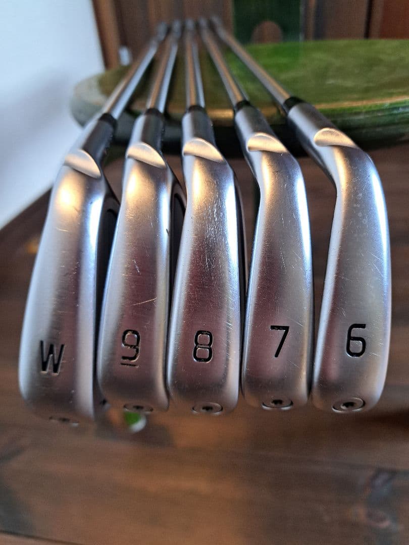 すこし美品 ピンi230アイアン。スチールファイバー80s 5本セット(5~W