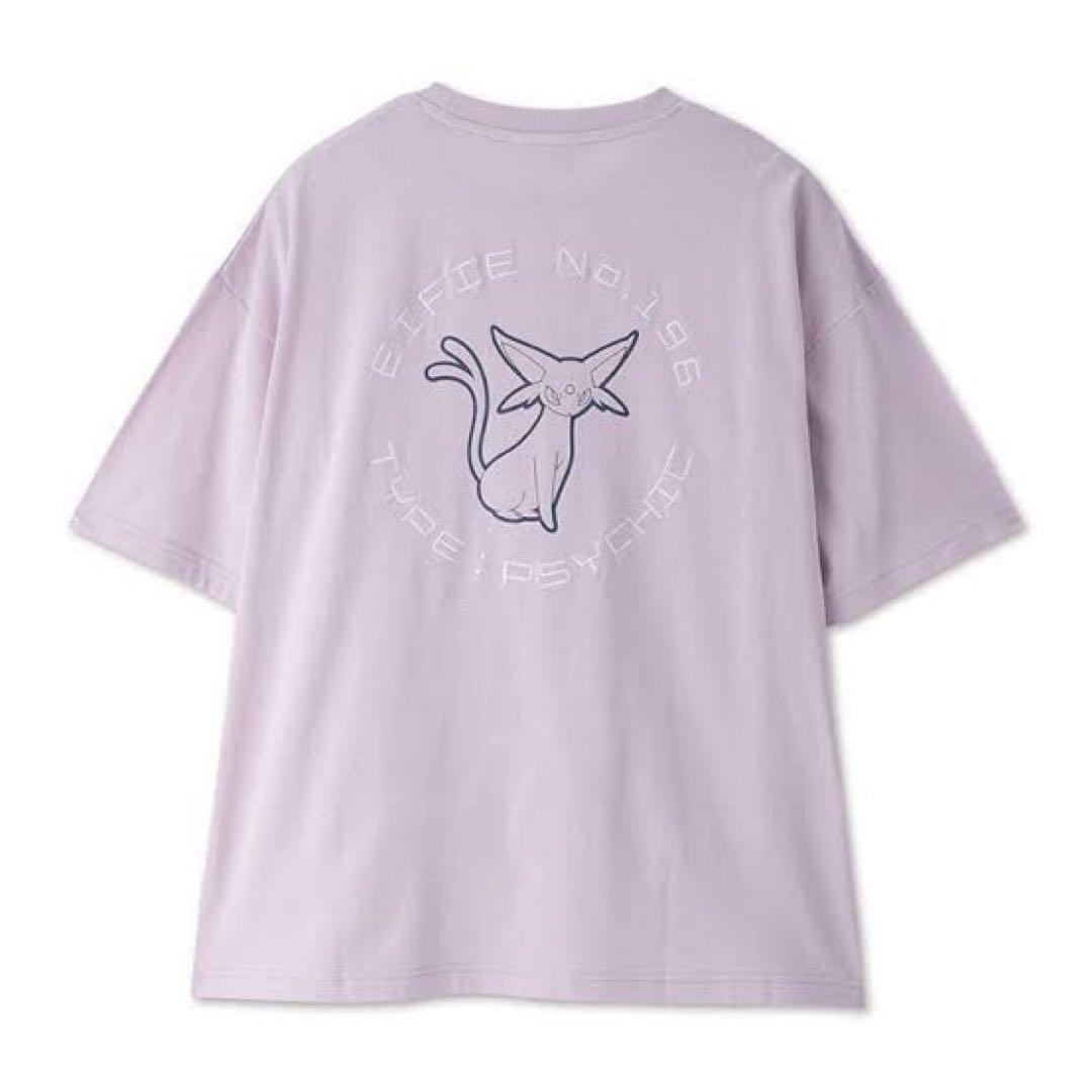 ポケモン エーフィ Tシャツ Mサイズ ラベンダー - メルカリ