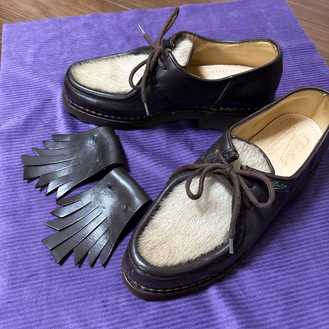 新品　パラブーツ　ミカエル　フォック　アザラシ　キルトタン付き　5F 新品 パラブーツ ミカエル フォック アザラシ キルトタン付き 5F