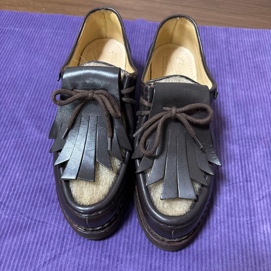 新品 パラブーツ ミカエル フォック アザラシ キルトタン付き 5F