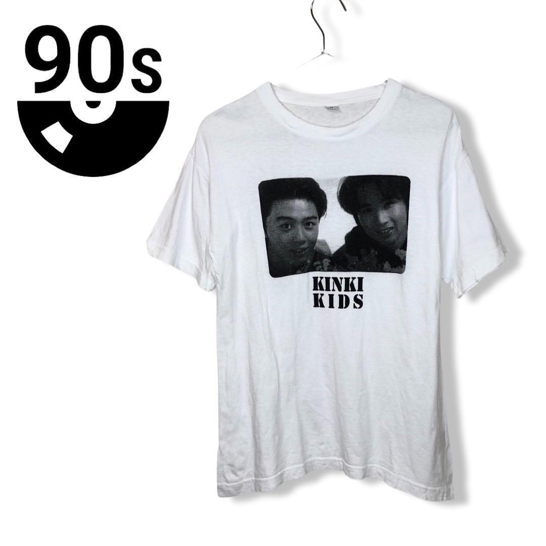 90s KinKi Kids 堂本光一 堂本剛 Tシャツ トップス 白 ホワイト - メルカリ