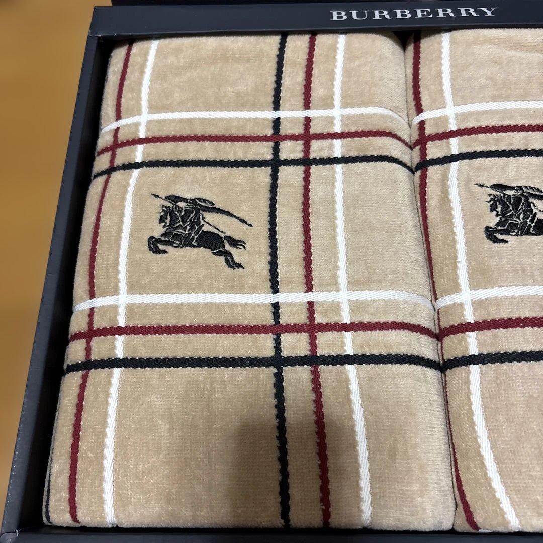 新品BURBERRY チェック柄 タオルケット 2枚セット 140x190cm - メルカリ
