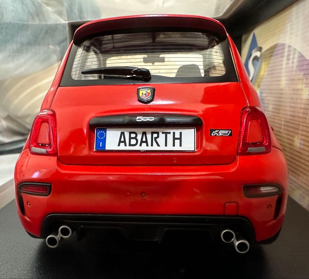 SOLIDOABARTH 500 ミニカー レッドスコーピオン1/18値下げ