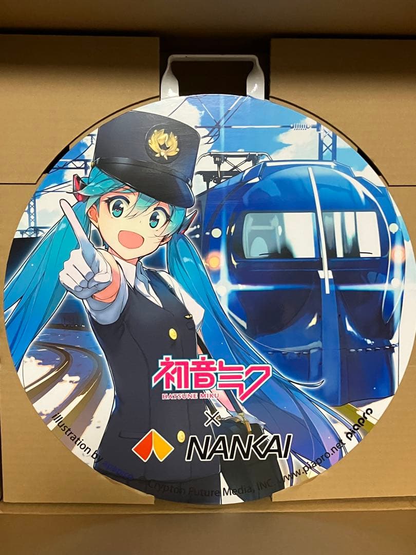 初音ミクｘ南海電車 実物大45cm ヘッドマーク Yahoo!オークション - 初音ミク x 南海電車実物大 45cm ヘッドマーク