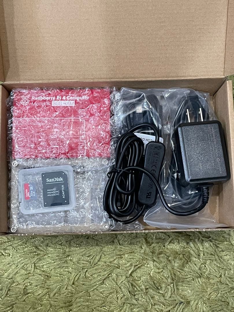 ラズベリーパイ Raspberry Pi 4 B 8GBセット 新品未使用 Raspberry Pi 4B (8GB) スターターセット/レギュラー / RASPi4-RGL8GB