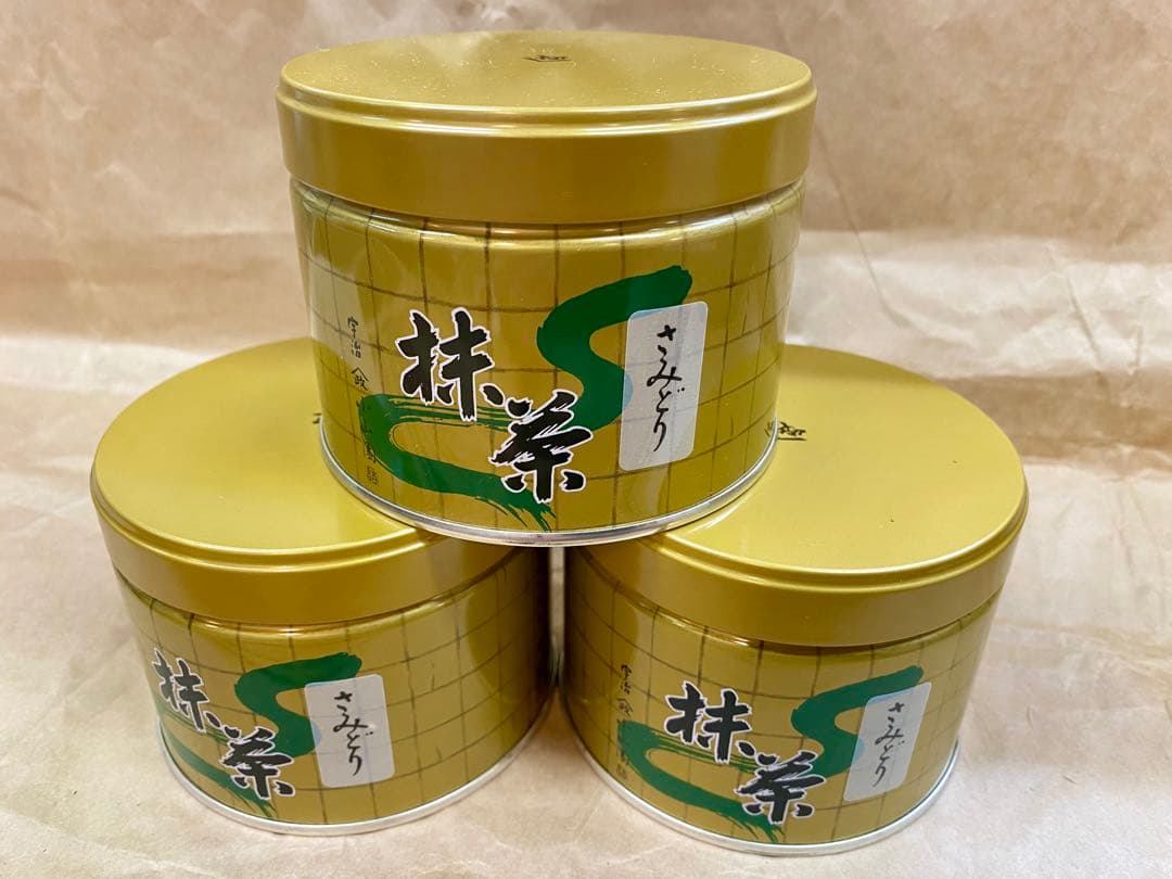 京都宇治抹茶　山政小山園　さみどり150g ×3缶MATCHAPOWDER 抹茶・茶道具 小山園】京都 宇治 山政小山園 さみどり150g缶 | 抹茶