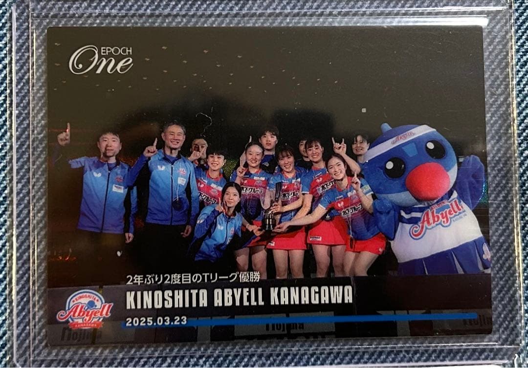 エポックワン【木下アビエル神奈川】2年ぶり2度目のTリーグ優勝（25.3.23） エポックワン【木下アビエル神奈川】2年ぶり2度目のTリーグ優勝（25.3