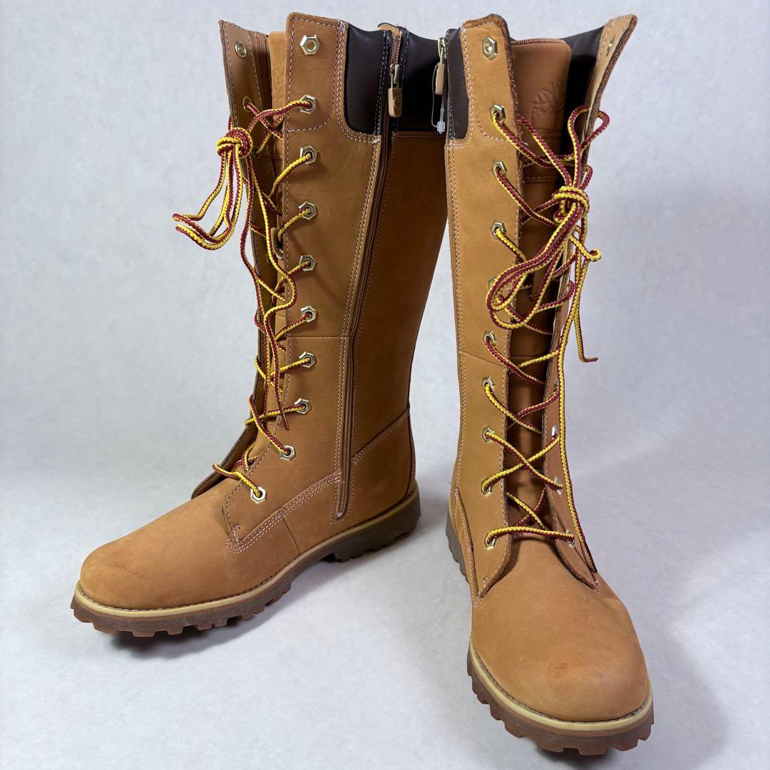 【デッドストック】Timberland ロングブーツ 23.5cm 未使用 箱付