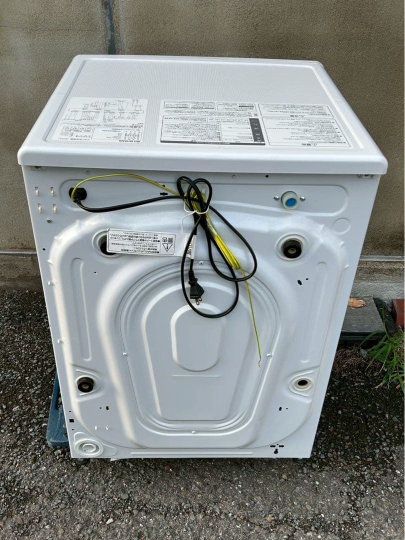 IRIS OHYAMA ドラム式洗濯機 HD72J ホワイト2021年製 - メルカリ