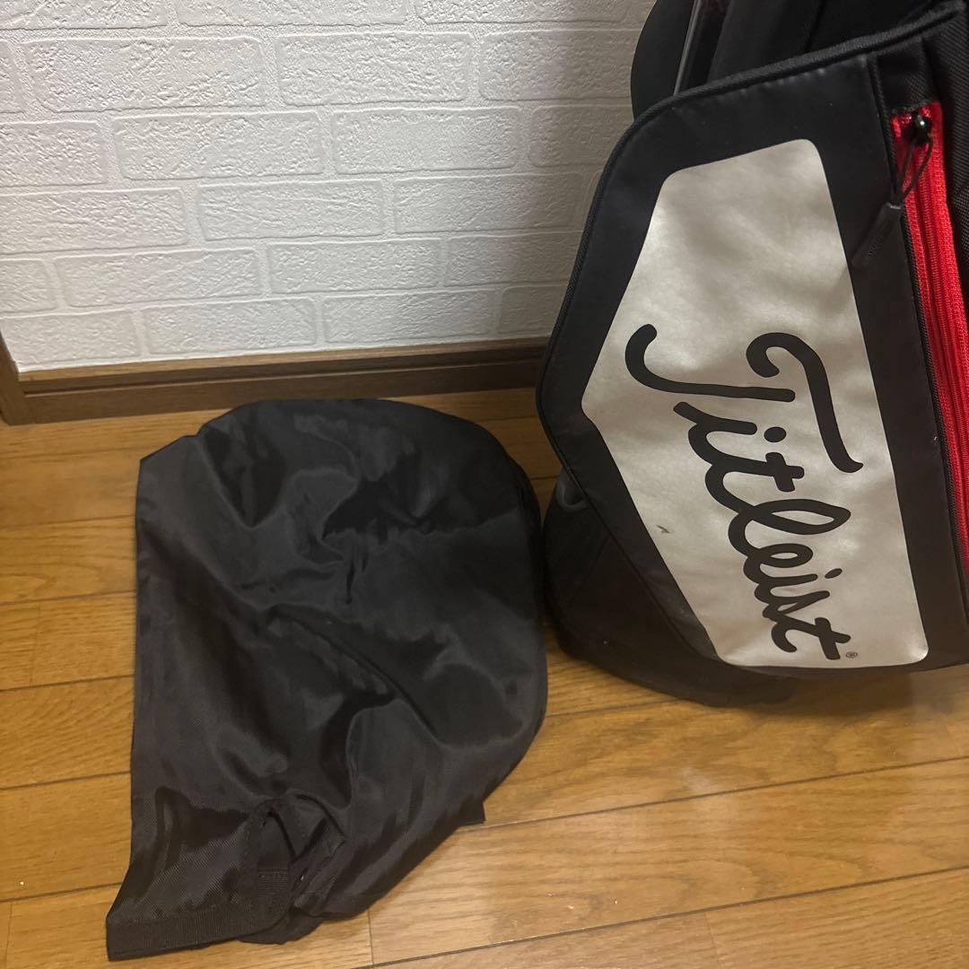⭐︎ブルースカイ様専用 タイトリスト スタンドキャディバッグ 黒/赤