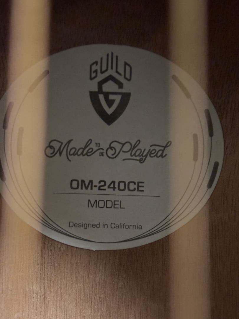 最終価格 GUILD OM-240CE NT - メルカリ
