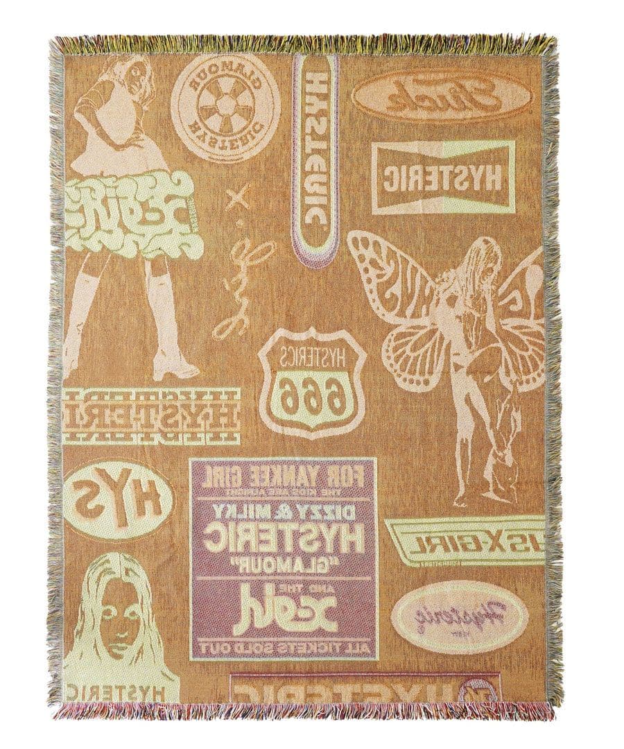 X-girl HYSTERIC GLAMOUR JACQUARD BLANKET - メルカリ