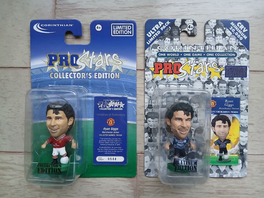 2種 ライアン・ギグス Giggs マンチェスター フィギュア コリンシアン
