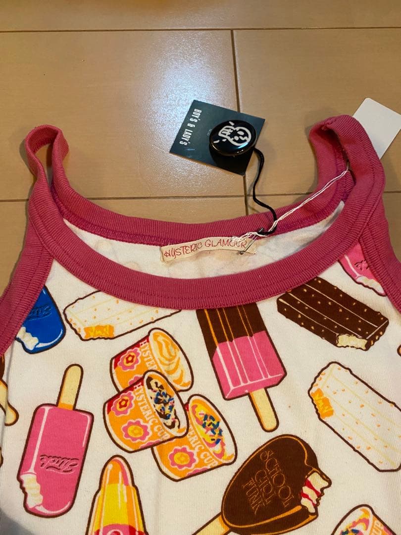 新品 初期 ヒステリックグラマー '90 アイスクリーム キャミソール Y2K