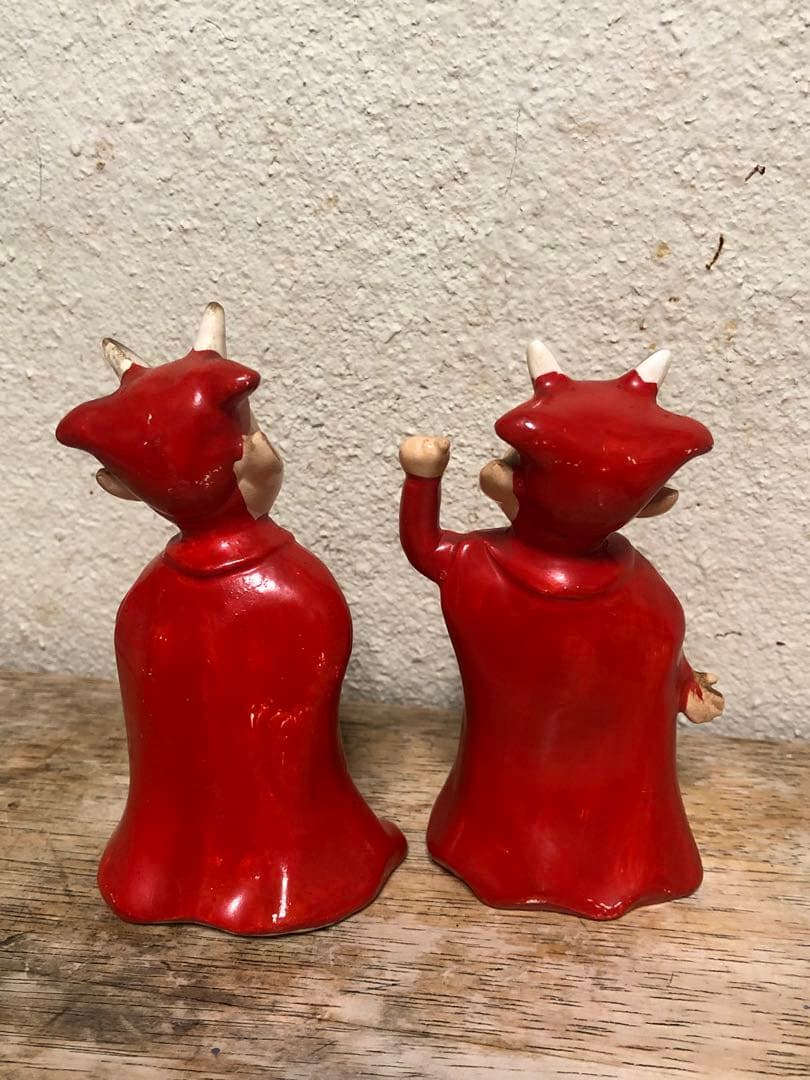 ビンテージ50s デビル 悪魔 レッドデビル 妖精 ミッドセンチュリー