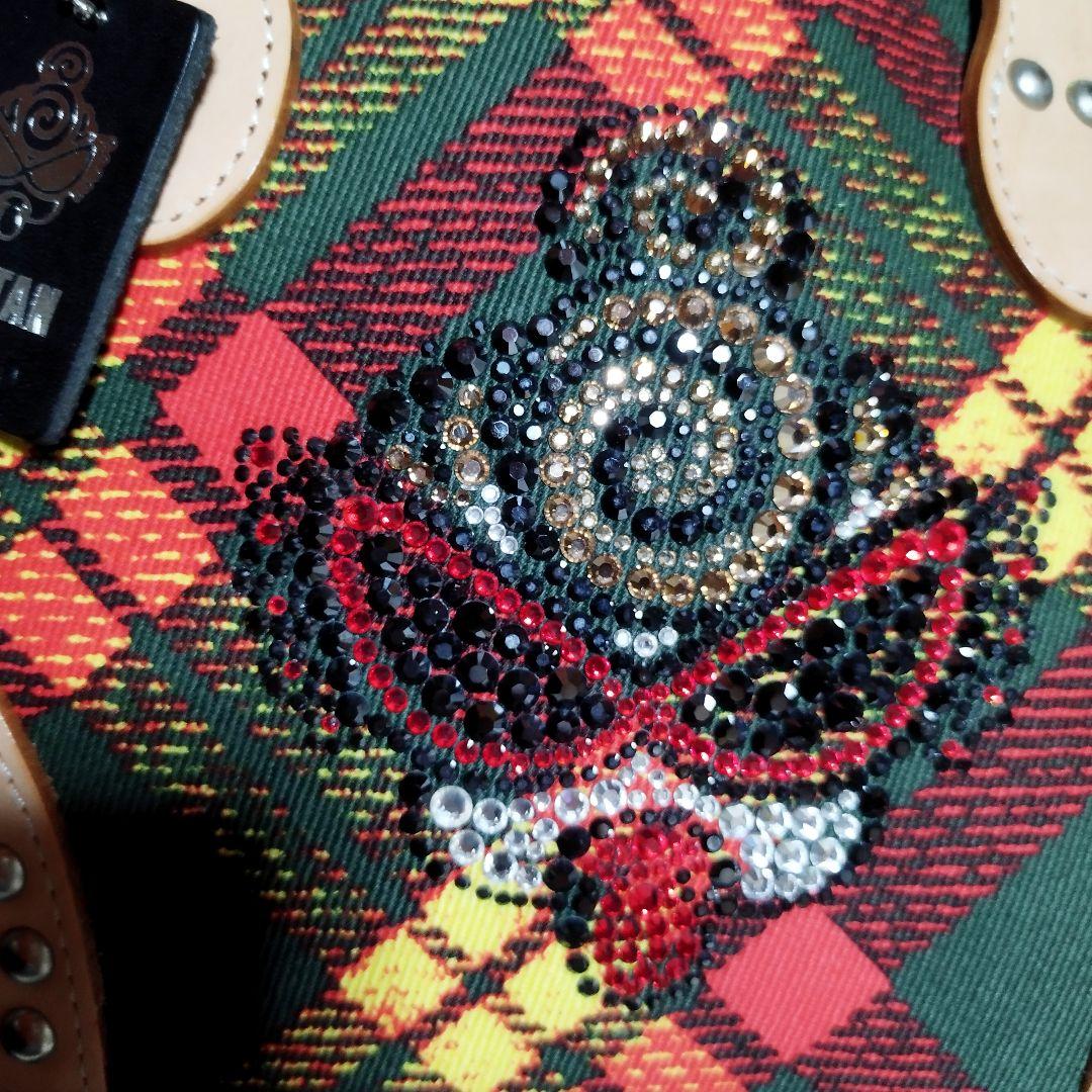 ヒステリックミニ×伊勢丹 ラインストーンロゴミニハンドバッグ