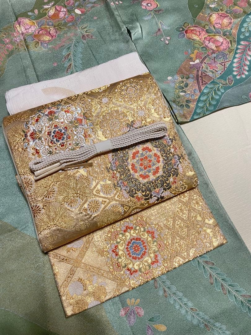 訪問着フルセット 辻ヶ花 絞り 金彩 正絹 ガード加工済み - メルカリ