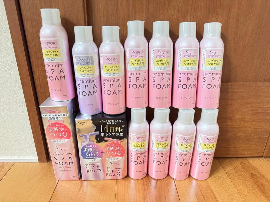 【値下げ】セグレタ（Segreta）premium SPA FOAM14本セット Amazon | セグレタ プレミアム スパ フォーム シャンプー