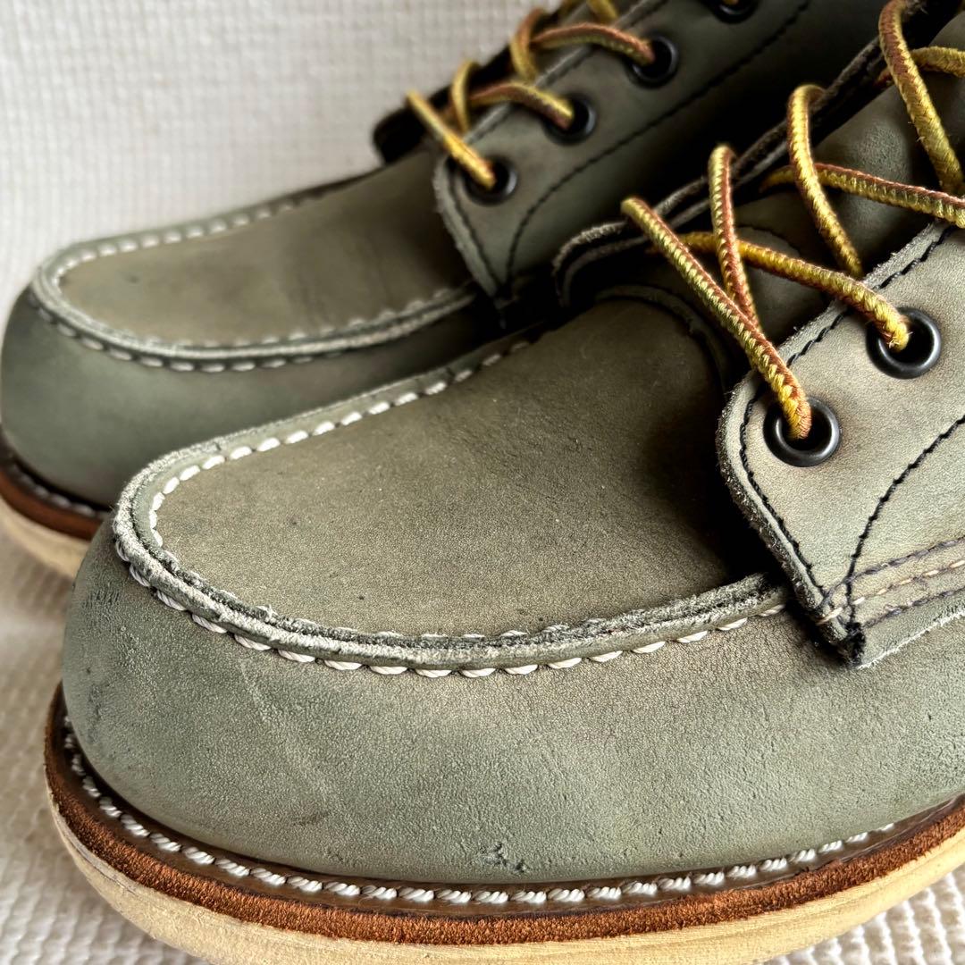 希少限定】レッドウィング 2883 モスグリーン ヌバック 2000年製 8D