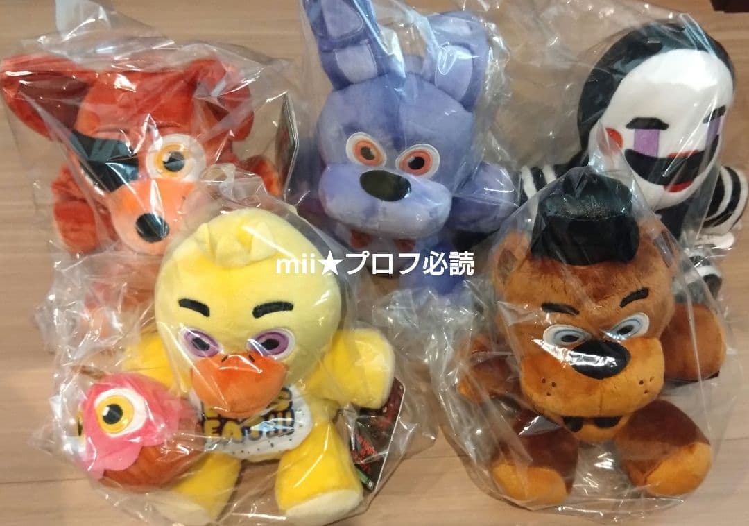 映画 ファイブナイトアットフレディーズ2 ぬいぐるみ 5種類 - メルカリ