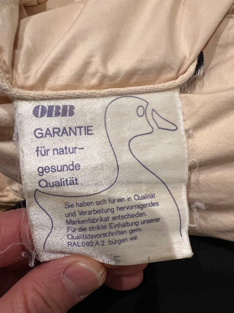 ハンガリーグースダウン95% ハンドピックドイツ製 シングル 1.1k シングル