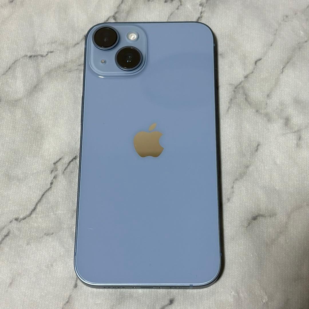 iPhone 14 128GB ブルー バッテリー100% - メルカリ