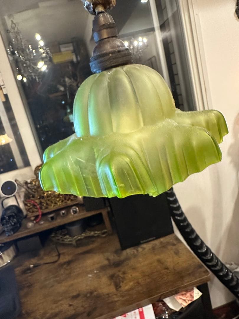 ヴィンテージ 天使のランプ アールヌーボー風 ジャンク - メルカリ