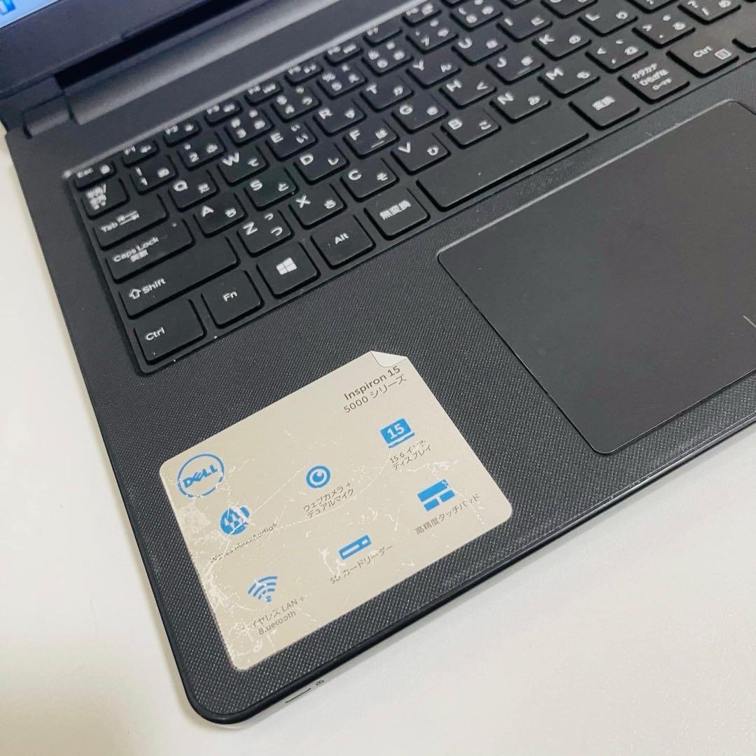 T290 DellノートパソコンWEBカメラSSDサクサク動くWindows11