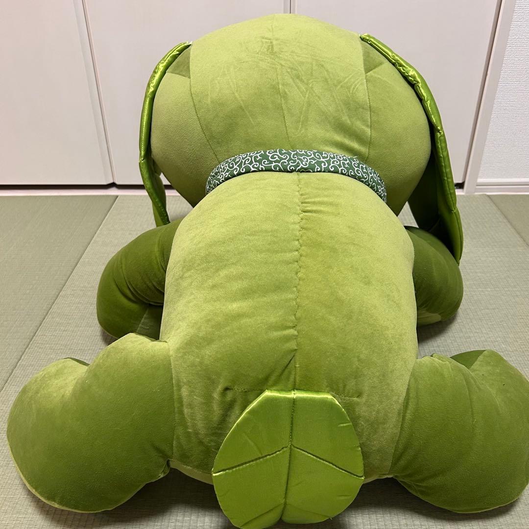 お茶犬 リョク 超特大 ぬいぐるみ - メルカリ