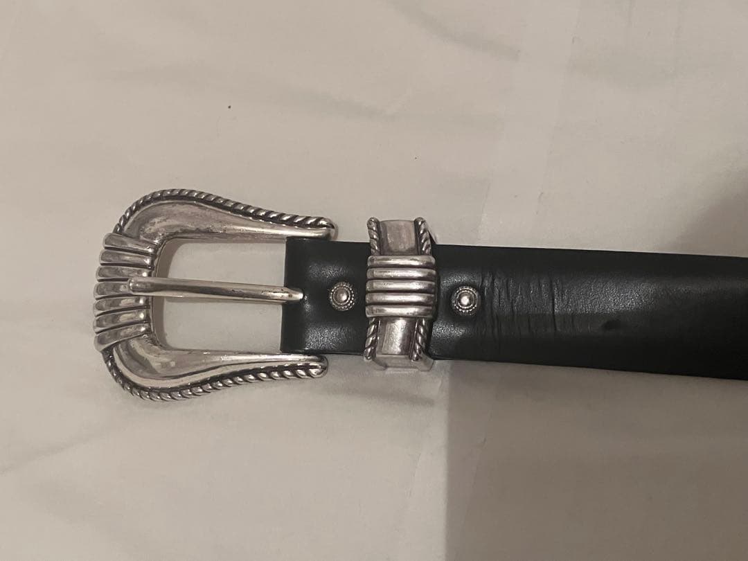 TOGA PULLA ブラック レザーベルト - メルカリ