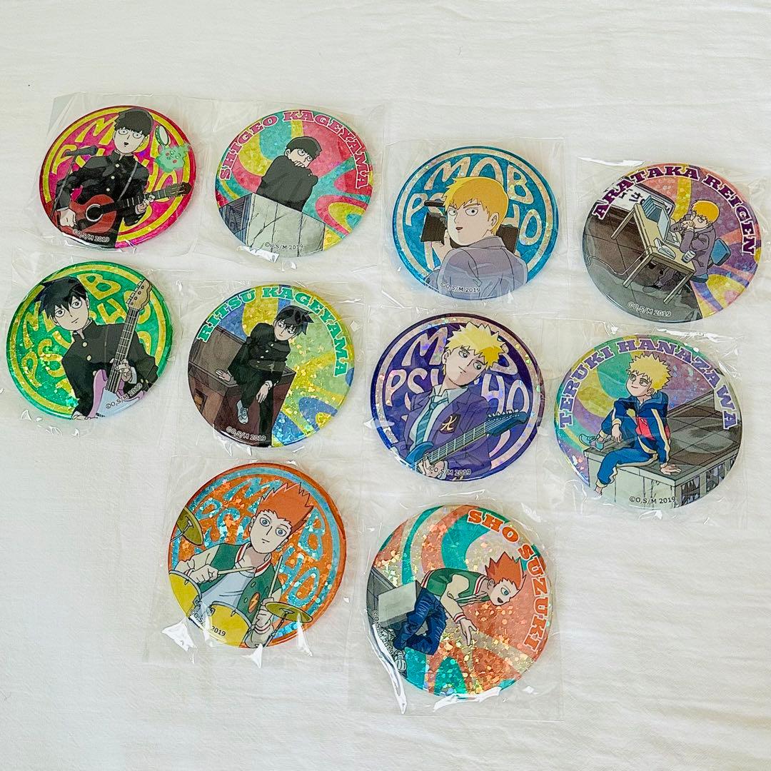 モブサイコ100 塩中文化祭 モブ 影山茂夫 ホログラム缶バッジ - メルカリ