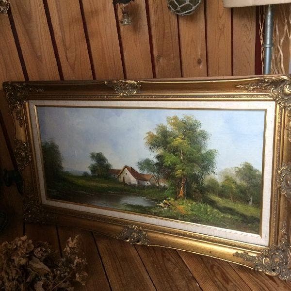 TAD様専用 F.RHODES作*肉筆 油彩画*直筆サイン入*美術風景画 - メルカリ