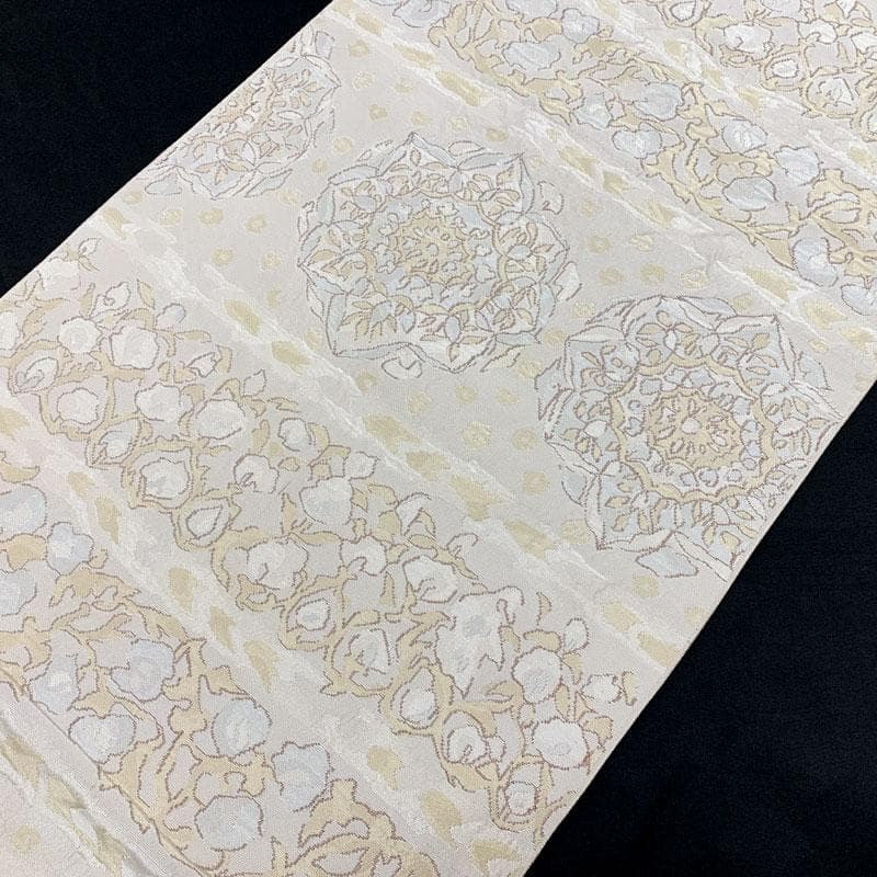 508my20◇川島織物 ふくれ織 横段 宝相華 唐草 本袋帯◇美品 - メルカリ