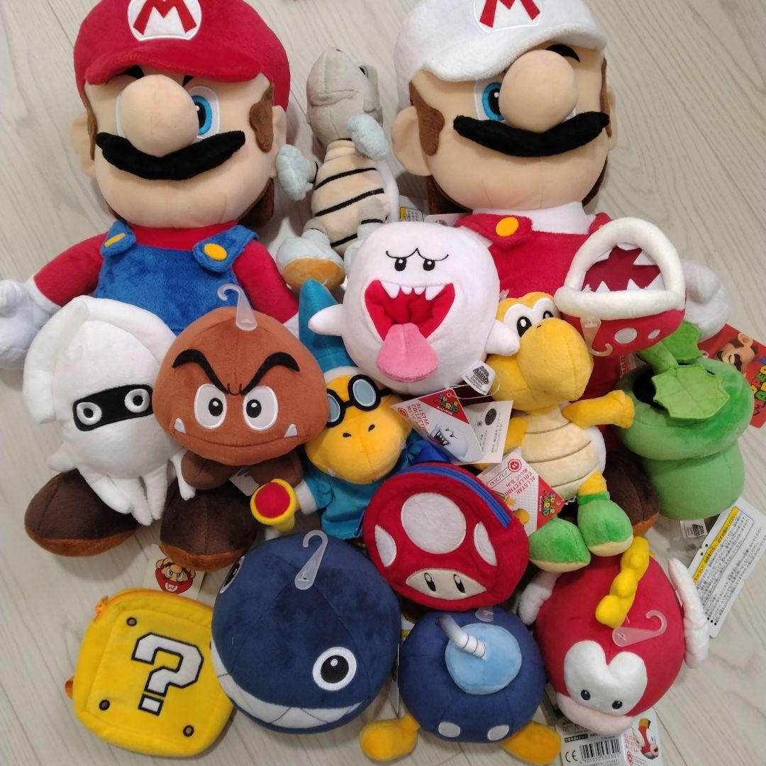 タグ付き】スーパーマリオ ぬいぐるみセット - メルカリ