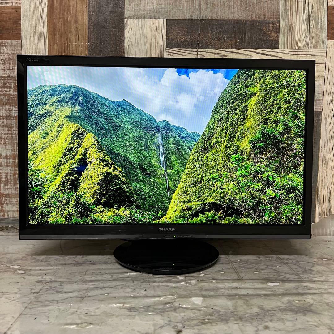 全国送料込❣️シャープ高画質AQUOS24型テレビWチューナ外付HDD対応