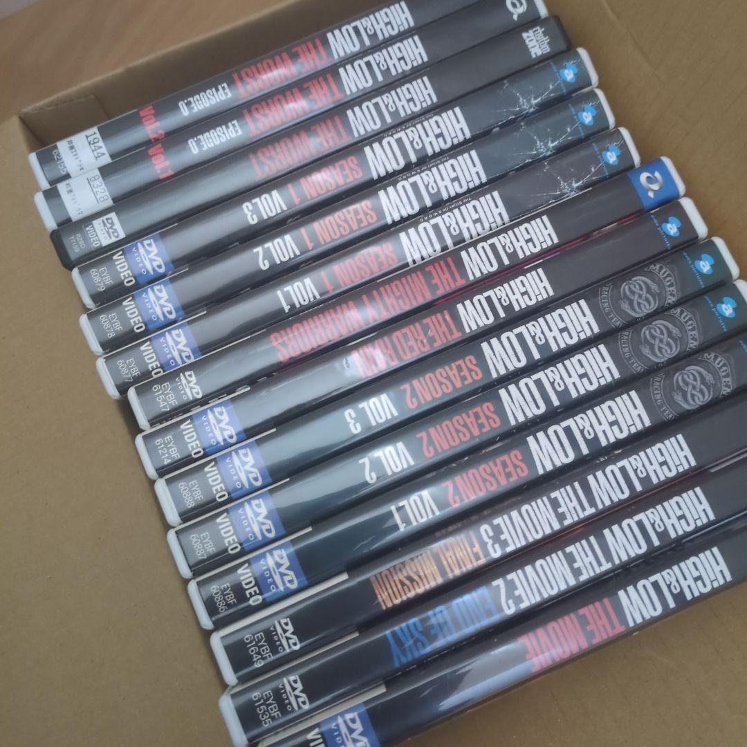 テレビ＆映画　HiGH&LOW シリーズ　レンタル落ち　全14巻セット