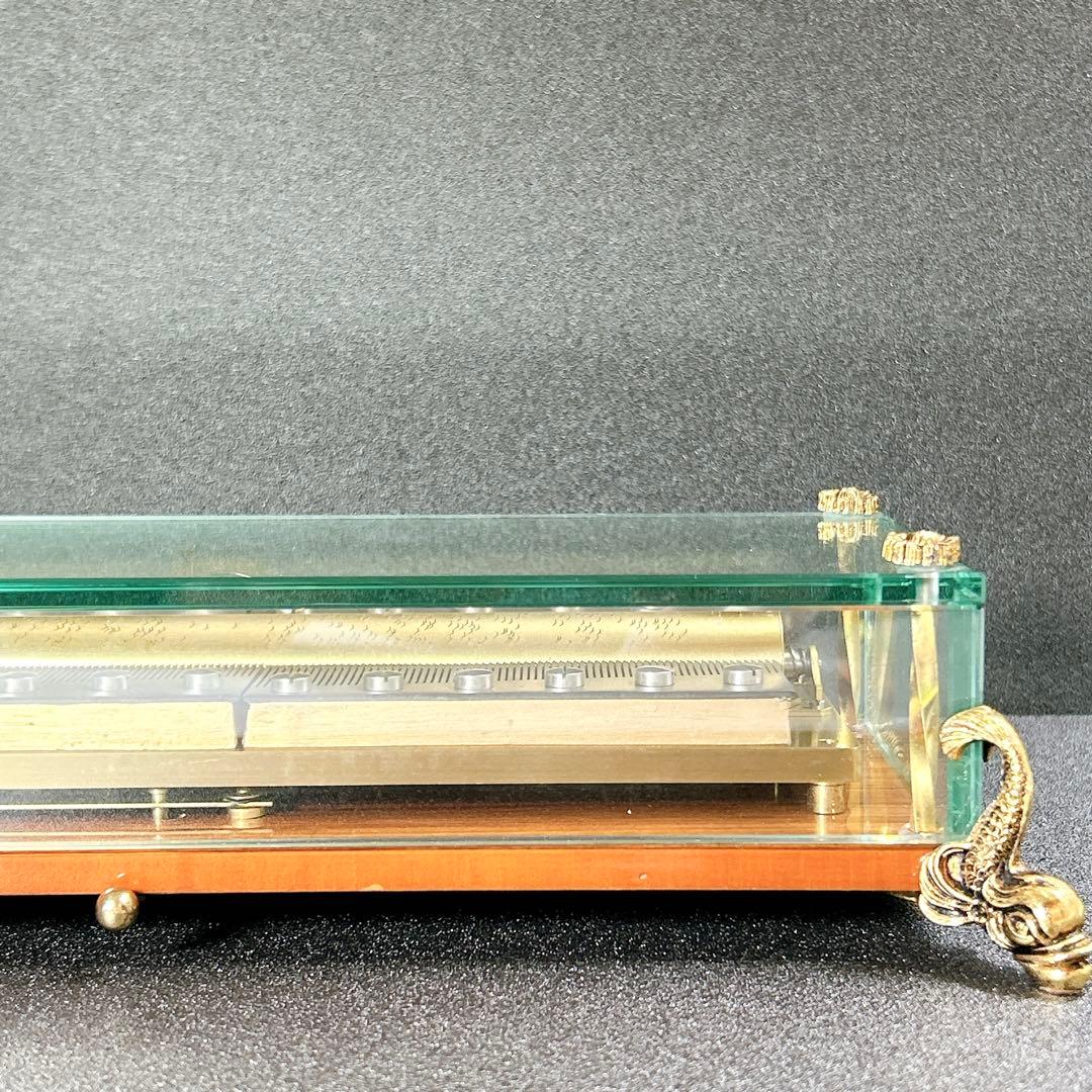 最高峰 REUGE 144弁 ガラスオルゴール 椿姫/ナブッコ/トロヴァトーレ