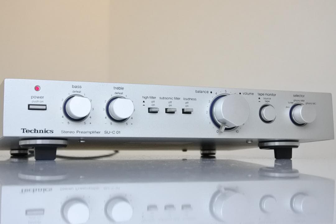 Technics SU-C01 プリアンプ オーバーホール済製品 正常動作品 - メルカリ