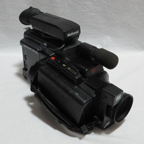 ジャンク品NationalナショナルVHSビデオカメラ昭和レトロ古物
