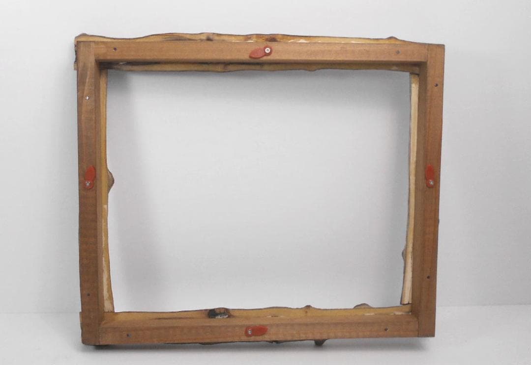 DIY手造り◇油絵F3号サイズ用の竿太流木での額縁フレーム - メルカリ