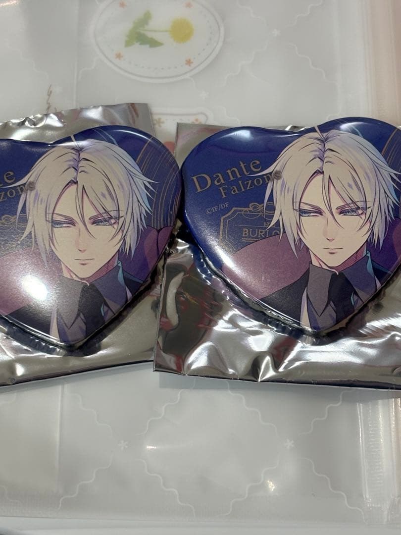 ピオフィオーレの晩鐘 ピオフィ ハート缶バッジ ステラワース ダンテ 2